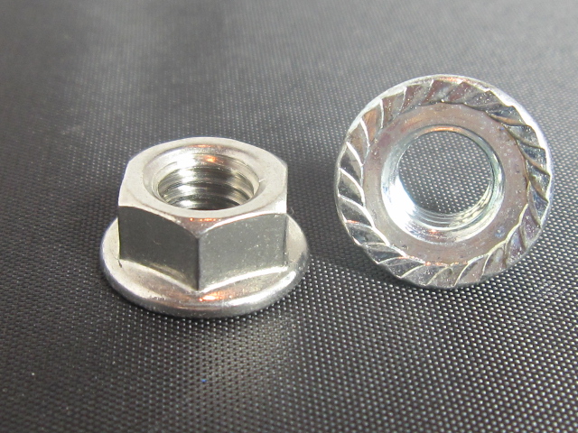 (image for) M12 X 1.75 SERRATED FLANGE NUT STAINLESS
